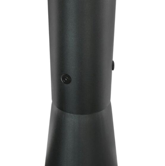 Mât d'éclairage public 3 m en acier galvanisé | Support Ø60 mm noir pour luminaire extérieur - produit présenté par SILUMEN