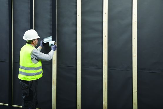 Membrane d&#039;étanchéité autoadhésive pour façade ventilée | RubberWall EPDM