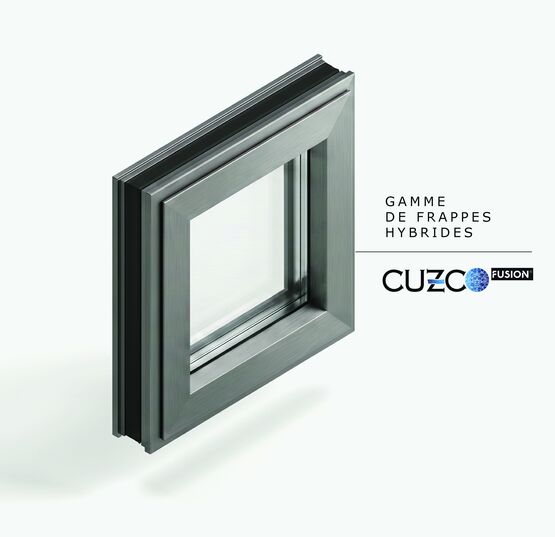 Menuiserie à frappe en profilés hybrides aluminium à noyau PVC unique | Cuzco Fusion
