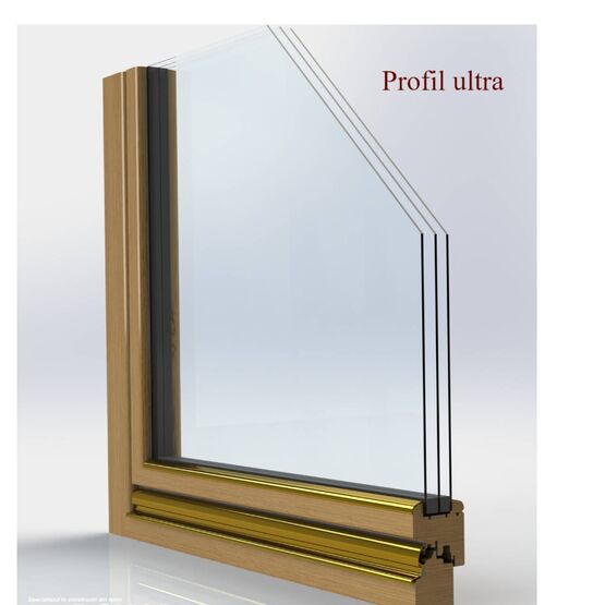 Menuiserie en bois pour maisons passives | PROFIL ULTRA - DOXAR
