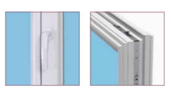  Menuiserie en profilés minces de PVC recyclé et recyclable 4 teintes | Précia - Fenêtre et porte-fenêtre en PVC