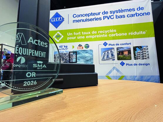 Menuiserie PVC à profilés et vitrage en matériaux recyclés | Veka Recycle Oraé