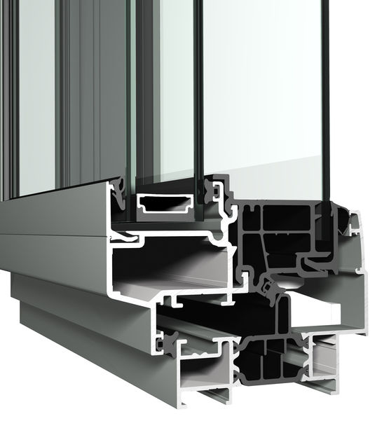 Menuiseries aluminium à ouvrant masqué respirant et occultant | XS 50 BR - REYNAERS ALUMINIUM
