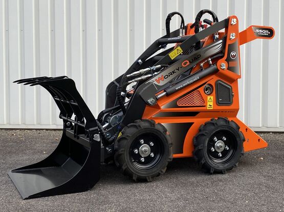  Mini chargeur skid-steer sur roues avec système de conduite hydrostatique | Worky-Quad SSQ11 COUNTRY - SARL HG TECH