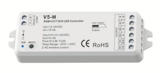 Mini-contrôleur Led - RGB +CCT RF | Ruban LED