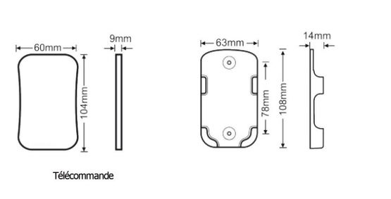 Mini-contrôleur Led + télécommande pour Led RGB | FLRF03300001 - produit présenté par NÉON FRANCE