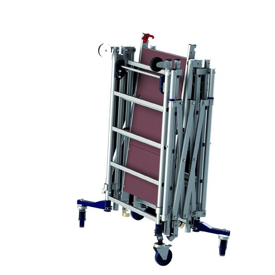 Echafaudage compact pliable