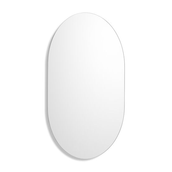   Miroir ovale allongé LED IP44 pour salle de bain, premium, avec ou sans cadre | VELO - Miroirs