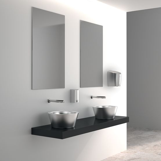  Miroir rectangulaire incassable de toilette en Inox 304 | Réf 3459  - Miroirs