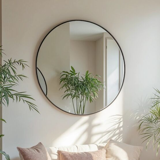 Miroir rond de salle de bain LED IP 44, premium, avec ou sans cadre | AURA - produit présenté par HLT SP. Z O.O.