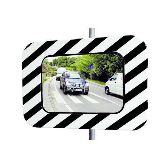 Miroir routier de sécurité rectangulaire ou circulaire | TM-F