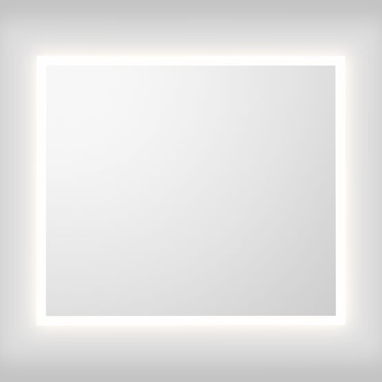  Miroirs rectangulaires et carrés LED IP 44 pour salle de bain, premium, avec ou sans cadre | HORIZON - Miroirs