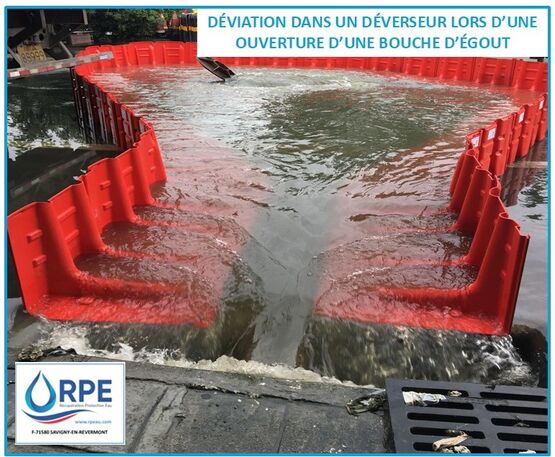  Mise en situation du Barrage anti-inondation rigide et mobile BARM2022 - Protection anti-inondation