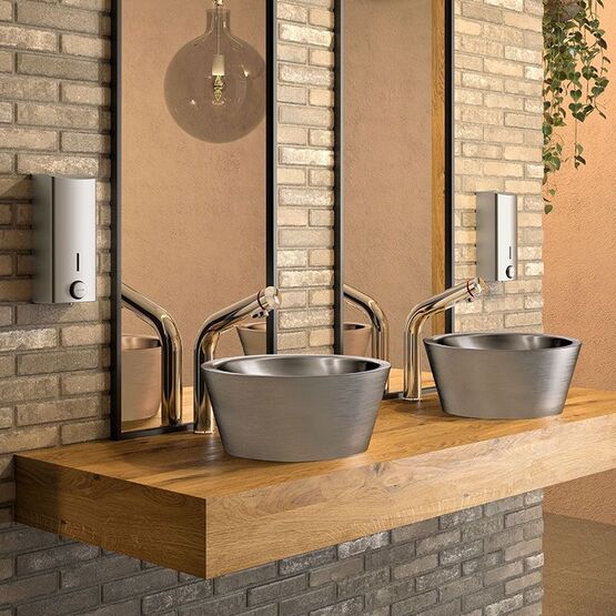  Mitigeur de lavabo temporisé ergonomique | TEMPOMIX 3 - DELABIE