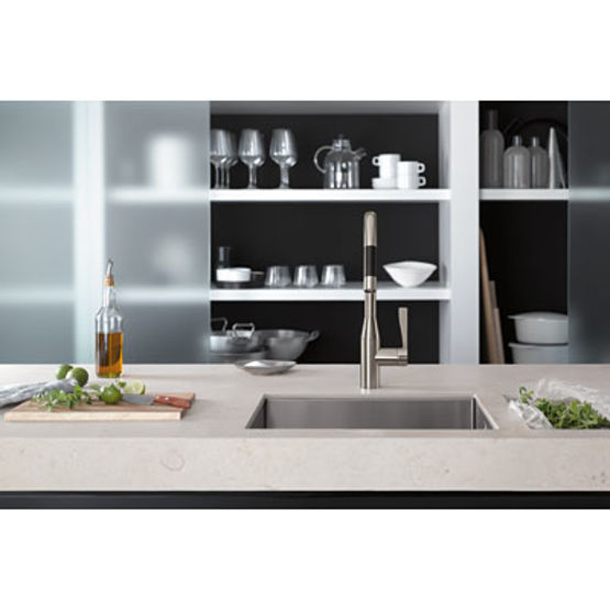 Mitigeur extensible pour cuisine à jet laminaire ou douchette | Sync - DORNBRACHT