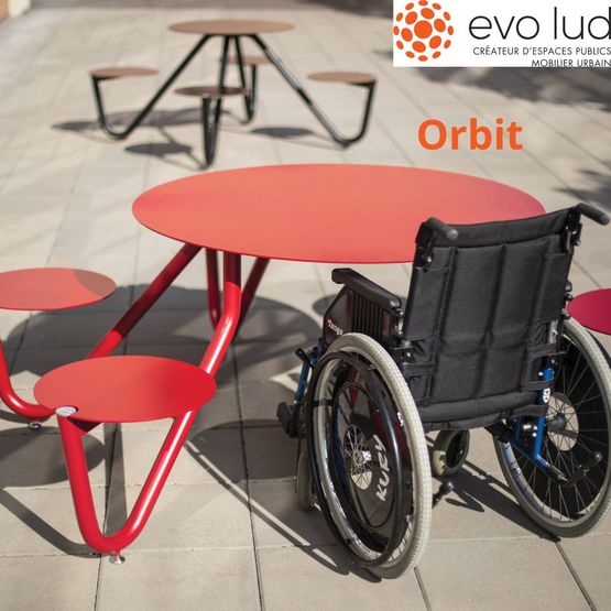 Mobiliers inclusifs pour Personnes à Mobilité Réduite | EVO LUD - produit présenté par EVO LUD