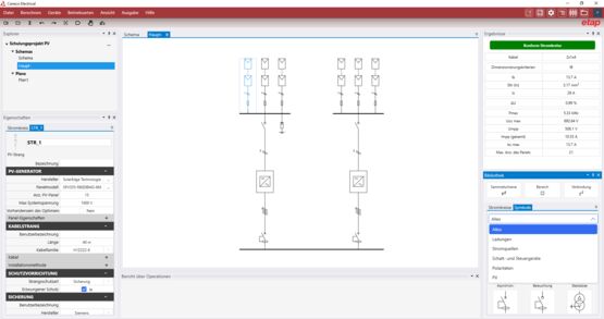  Module additionnel pour dimensionnement et calcul des installations photovoltaïques | Caneco PV Integration - ETAP 