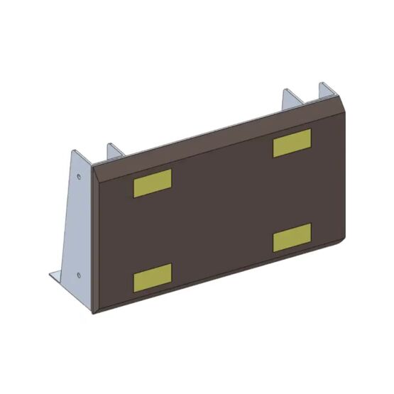  Module bouclier blindé RAS du sol | PARGOM H.300 mm L.500 mm  - Équipements de sécurité et de signalisation