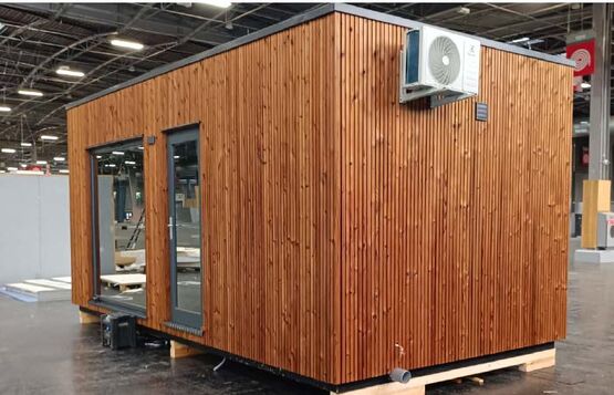 Module d&#039;habitation de 20 m² proêt à poser en préfabrication bois | Tiny House