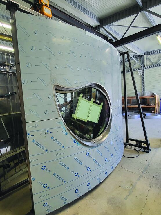  Module de façade isolant en acier inoxydable sur mesure pour ITE des Tours Nuage | Bloc de façade - CITYNOX