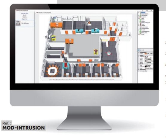  Module de supervision et gestion des groupes et zones d’intrusion | MOD-INTRUSION - VAUBAN SYSTEMS