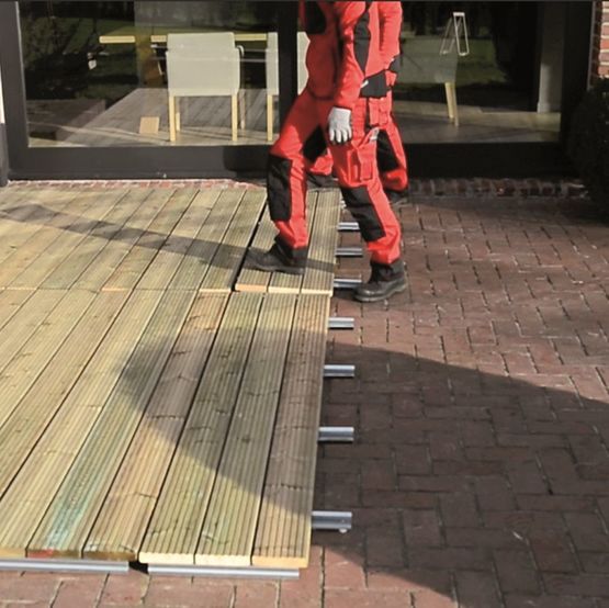 terrasse bois clipsable