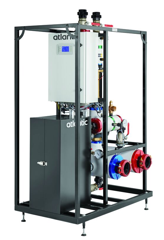 Module hydraulique préfabriqué pour raccordement d&#039;un bâtiment à un RCU | Skid-It Access