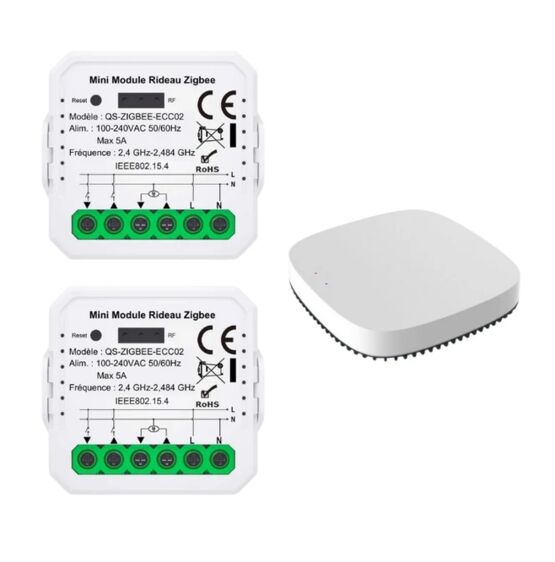  Module interrupteur WiFi pour volet roulant connecté | Silumen - Motorisations pour volets