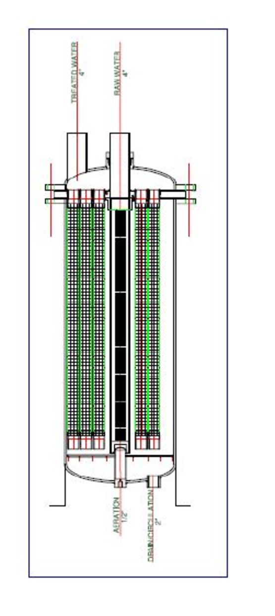  Module membranaire UF-MF de filtration de l&#039;eau | GIGAMEM UF240-S2F - POLYMEM
