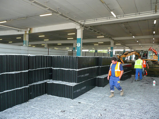  Module nid d&#039;abeille pour remblai allégé routier ou paysager | Nidaplast RA - Modules pour la filtration ou la rétention des eaux pluviales