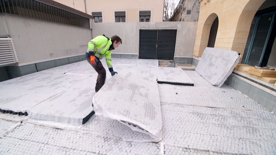 Module nid d&#039;abeille pour remblai allégé routier ou paysager | Nidaplast RA - produit présenté par NIDAPLAST