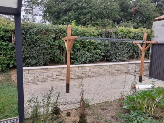 Module pour murets et bordures de jardin portable à la main - ECOmuret