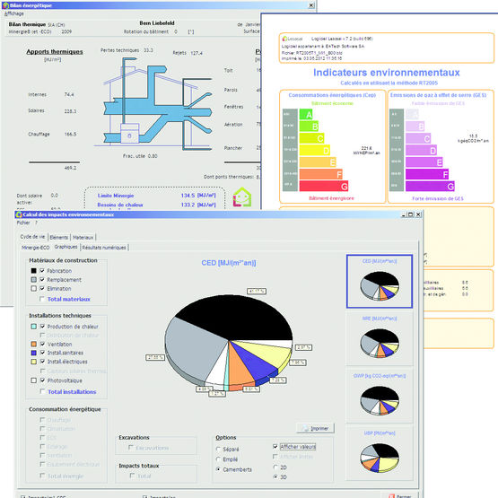 Module pour simulations thermiques réglementaires | Lesosai RT2012