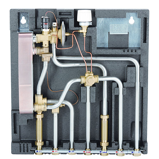 Module thermique à régulateur pour décentralisation ECS et chauffage | Evoflat