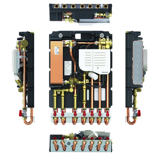  Module thermique d'alimentation en logement collectif | Domea - Compteurs et intégrateurs pour chauffage à eau chaude