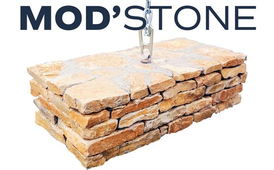 Modules de pierres naturelles pré-montées 50 cm de large | MOD&#039;STONE 50