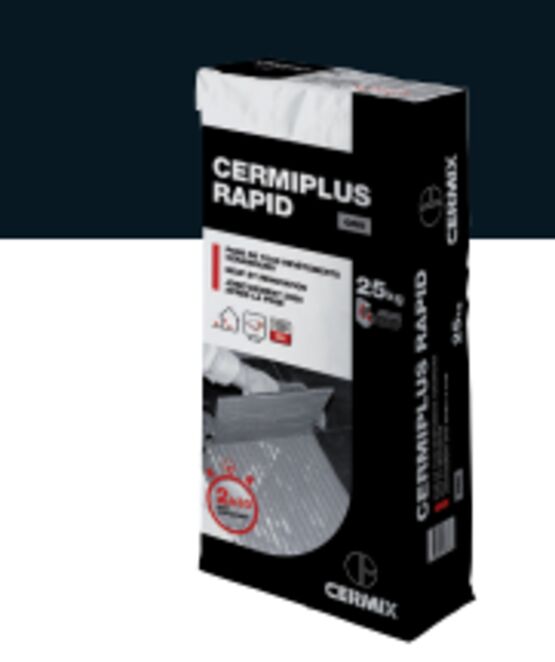 Mortier colle amélioré à prise rapide | CERMIPLUS RAPID  - produit présenté par CERMIX
