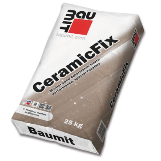 Mortier-colle pour murs extérieurs | CeramicFix 