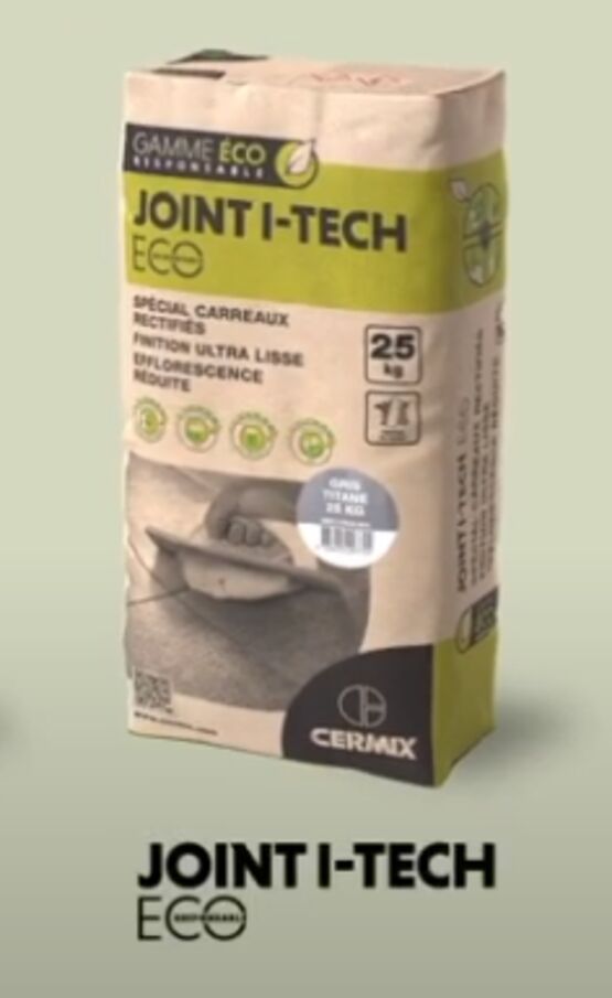 Mortier de joint coloré de 1 à 10 mm | JOINT i-TECH ECO  - produit présenté par CERMIX