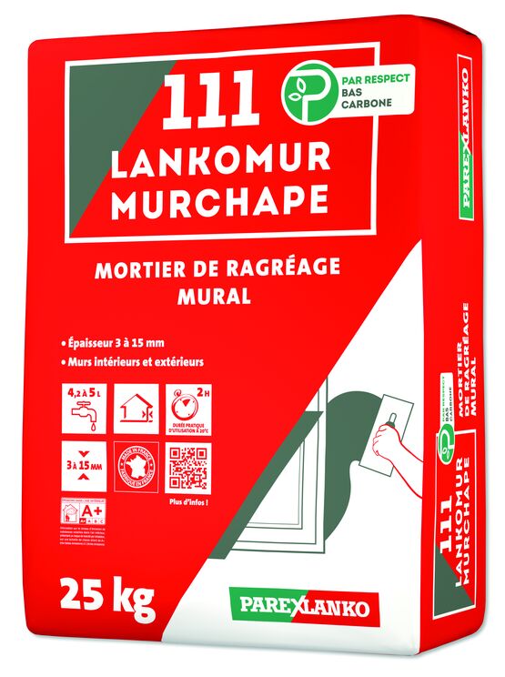 Mortier de ragréage à empreinte carbone réduite | 111 Lankomur Murchape