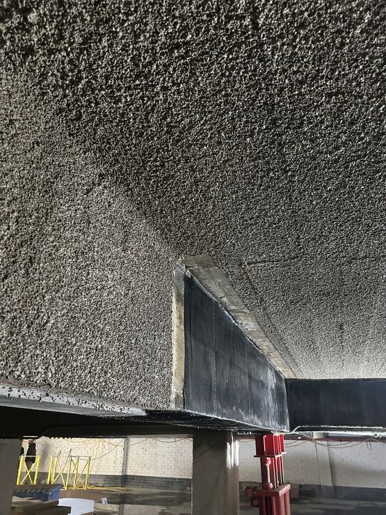  Mortier/flocage projeté coupe-feu performant à base de ciment  - Enduits ou flocages projetés CF