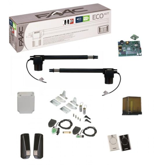 Moteur pour portail battant | ECO KIT 412L 24V - FAAC FRANCE