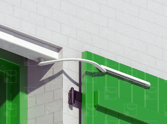  Motorisation solaire pour volets battants | WIBAT Linteau Solar - Motorisations pour volets