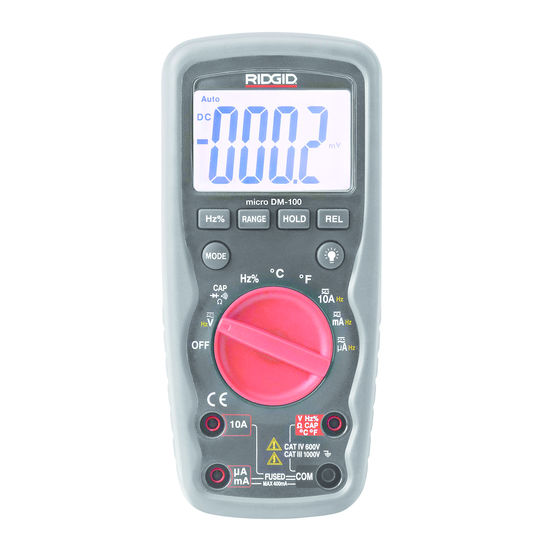 Multimètre électrique disposant de 11 types de mesures | Micro DM 100