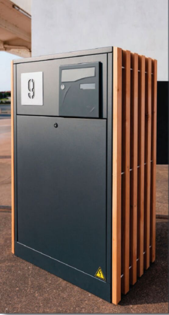  Muret technique double boite aux lettres face habillage coffret électricité gaz CIBE | MTF 110 BAL2  - Armoires, coffrets et équipements pour commande ou protection