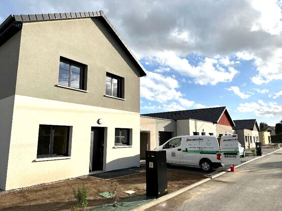 Muret technique habillage coffret extérieur électricité gaz MTP110 boite aux lettres face | MTP 110  - produit présenté par MURET TECHNIQUE