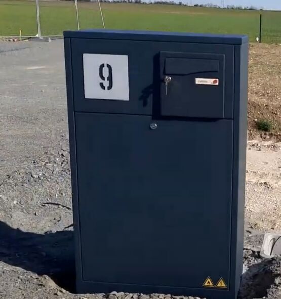  Muret technique pour intégration coffrets GAZ/ÉLEC | MTP 80 - Armoires, coffrets et équipements pour commande ou protection