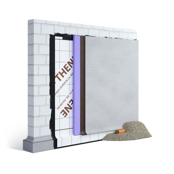 Nappe à excroissances pour protection et drainage vertical | Delta-MS Drain - DOERKEN - ÉCRANS DELTA