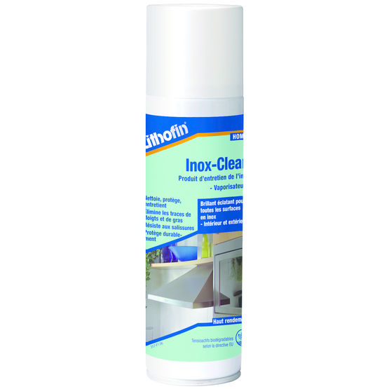 Spray nettoyant pour les surfaces en inox