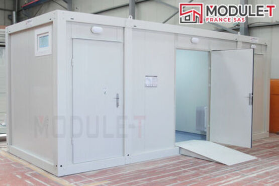  NEUF | Bungalow de chantier | Baraque de chantier | Base vie chantier | Abri de chantier | MODULE T FRANCE - Bungalows et bâtiments préfabriqués